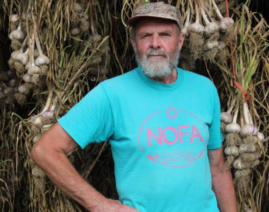 Keith Stewart on his 85-acre farm, which was preserved in perpetuity in 2007