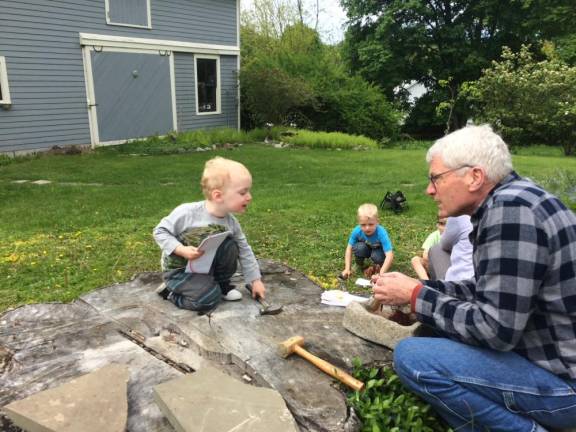 Dan Mack and some of his maker buddies in Warwick, NY.